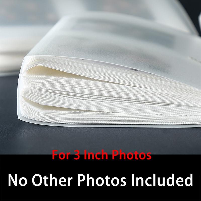 

Для фотоальбома с 80 карманами, 3-дюймовый прозрачный держатель для фотокарточек для хранения мини-альбомов Instax, коллекционная карточка с именем книги, альбом De Fotos