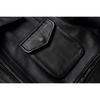 Chinese Size Classic Resident Men Leather Jacket Long Genuine Leather Coat Slim Fit Genuine Cowhide Mens Hunting Jacket Autumn