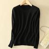 Soft Cashmere Sweaters Long Sleeve Pullovers for Women Autumn Winter Solid Color Knitwear O-Neck Wool Knitted Brand Tops Jumpers