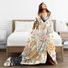 Cartoon Cat Kitten Poses Lovely Blanket Soft Warm Flannel Throw Blanket Bedding for Bed Living Room Picnic Travel Home Couch