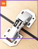 Stainless Steel Cabinet Hinges 90 Degree No-Drilling Hole Cupboard Door Buffer Hinges Furniture Cabinet Hardware Kits