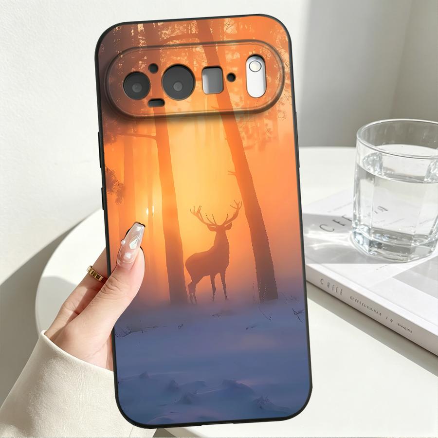Deer Silhouette Case for Google Pixel 10A 10 9 Pro XL 6a 8a 6 7 8 Pro 7a 9a Funda Phone Cover