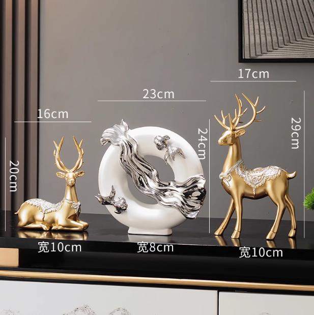 Chinese Koi Fish Attract Wealth Ceramic Accessories Office Cafe Table Sculpture Crafts Home Livingroom Bookshelf Figurines Decor