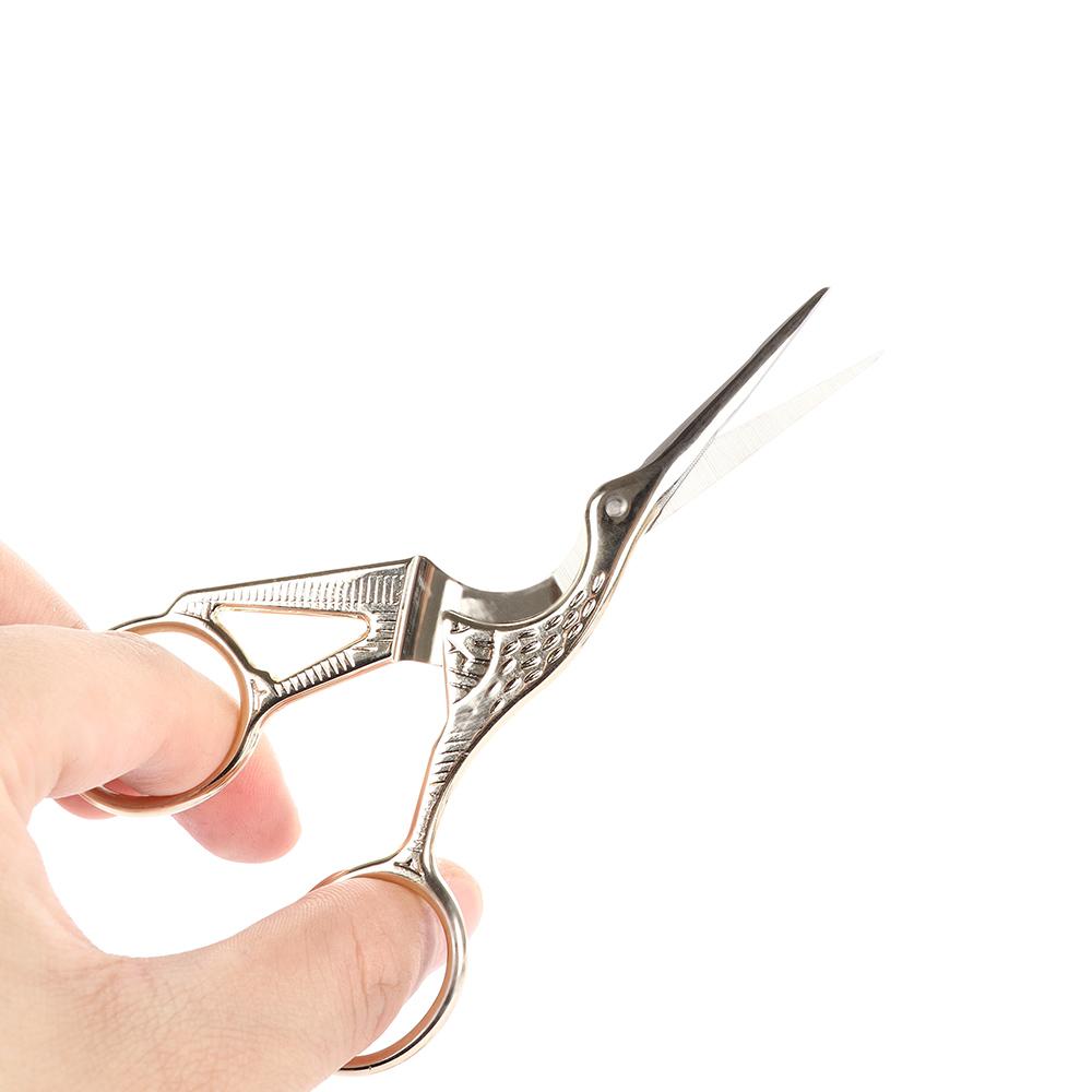 Durable Stainless Steel Nail Art Embroidery Crane Bird Tailor Scissors Scissors Shears Sewing Tool