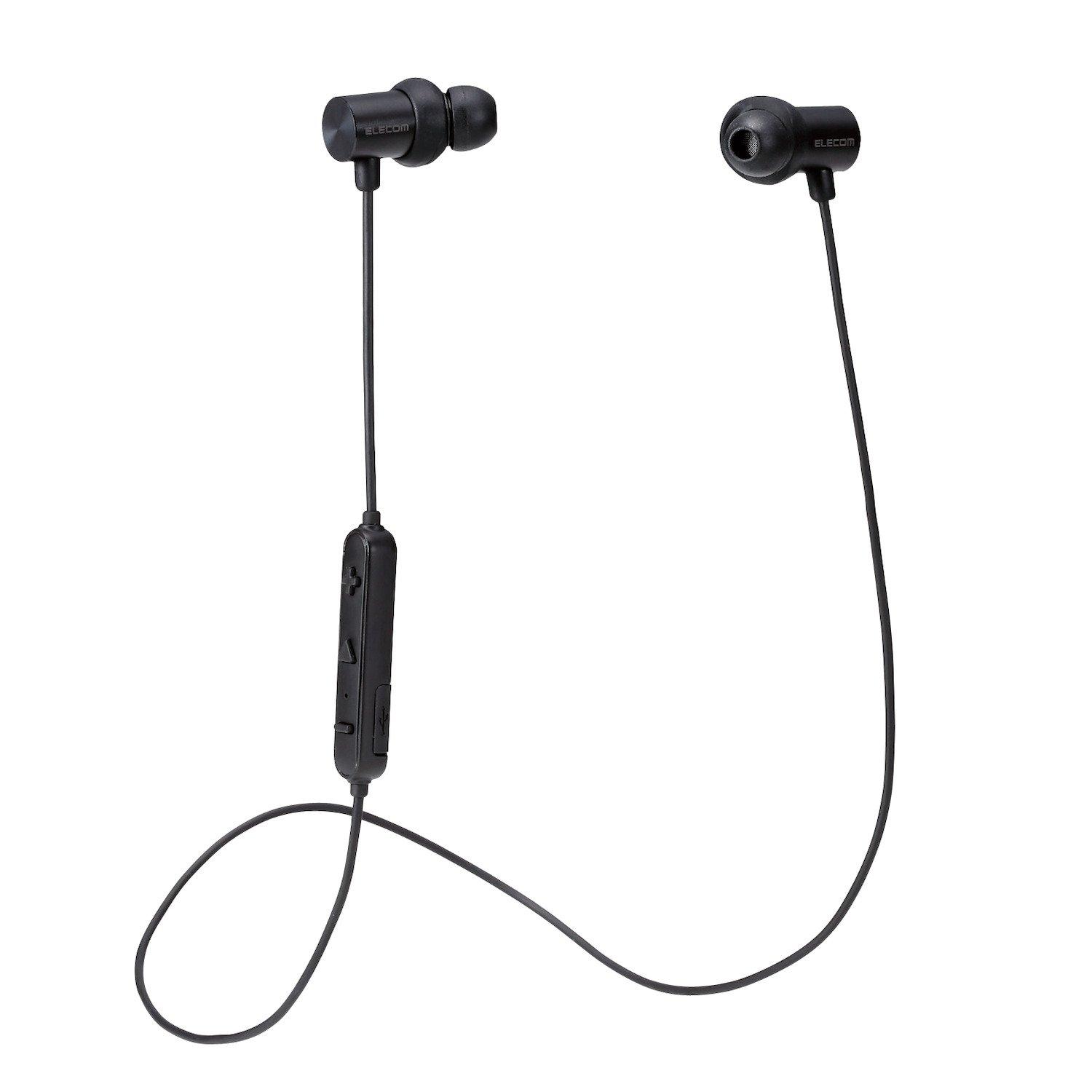

Беспроводные наушники ELECOM Bluetooth с магнитом, совместимые с AAC, серия HPC21, черные, LBT-CHPC21MPBK