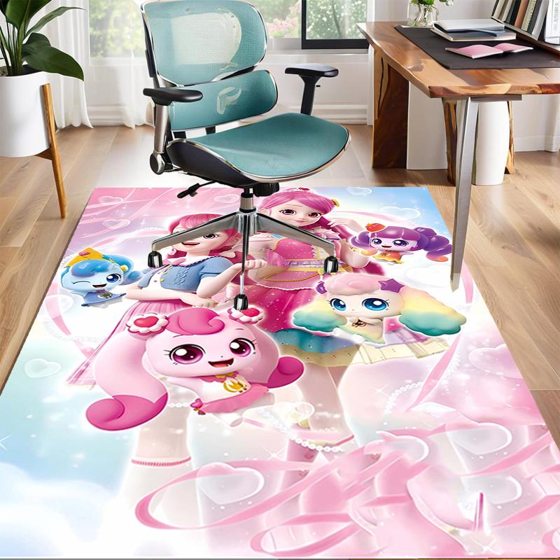 1pc Catch Teenieping Magic Sweethear (4) Design Area Rug - Non-Slip, Soft & Cozy Floor Mat for Living Room, Bedroom, Office - Indoor/Outdoor Decorativ