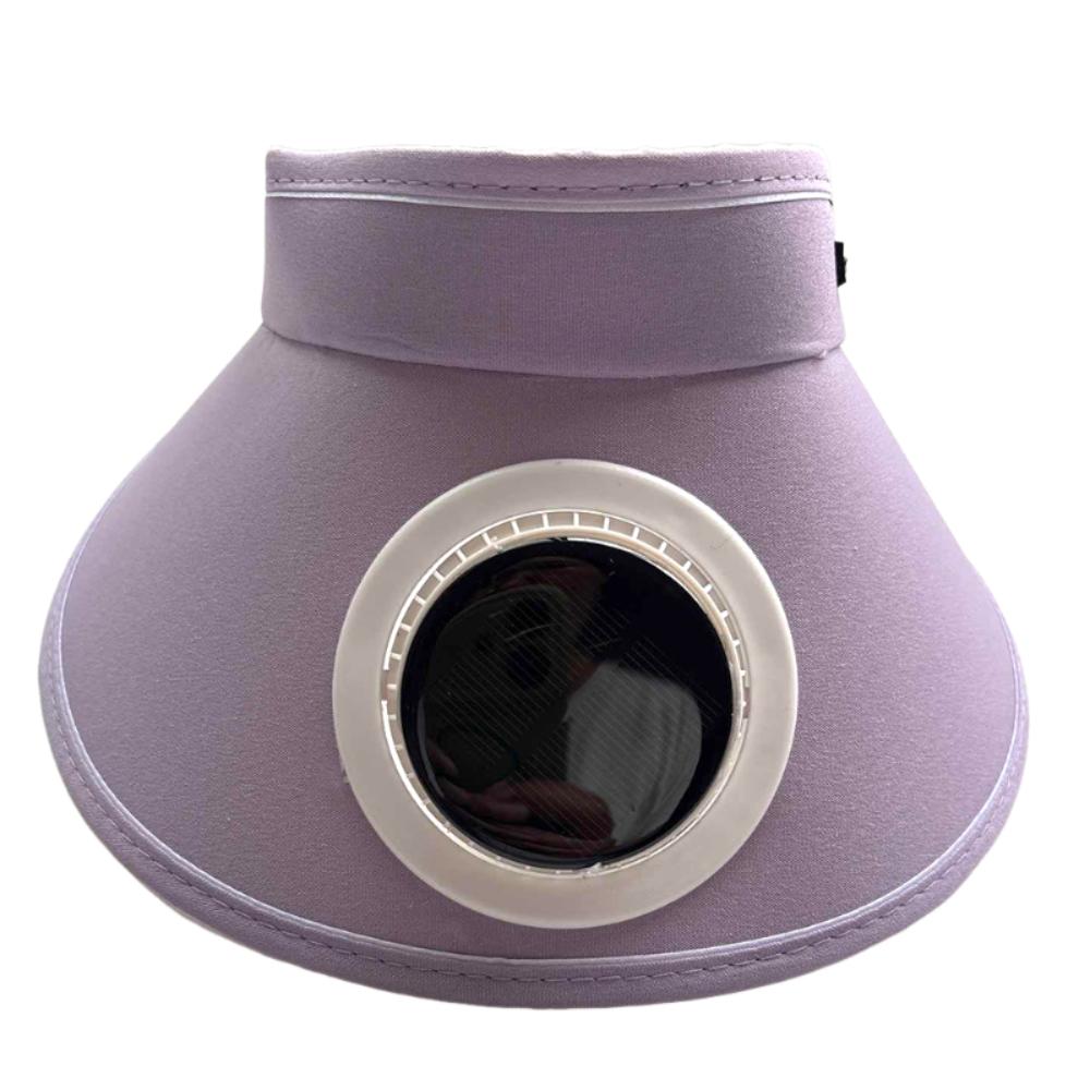 Breathable Sun Hat with Fan Wide Brim Beach Sunshade Hat Outdoor Visor Hat Mountain Climbing