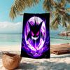 Beach Towel with Pokémon Gengar Pattern - soft,absorbent,machine washable Lightweight&Modern,swimming,Travel Essentials