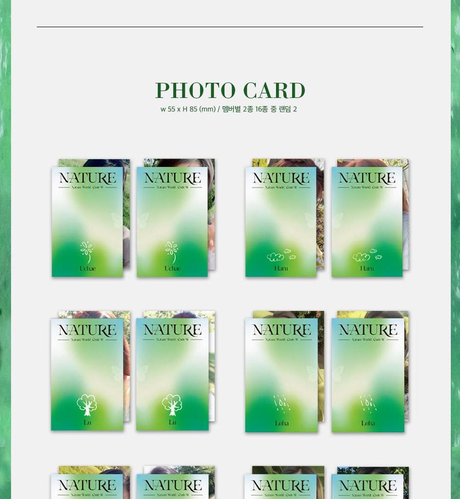 NATURE - Mini 3rd Album [NATURE WORLD : CODE W]