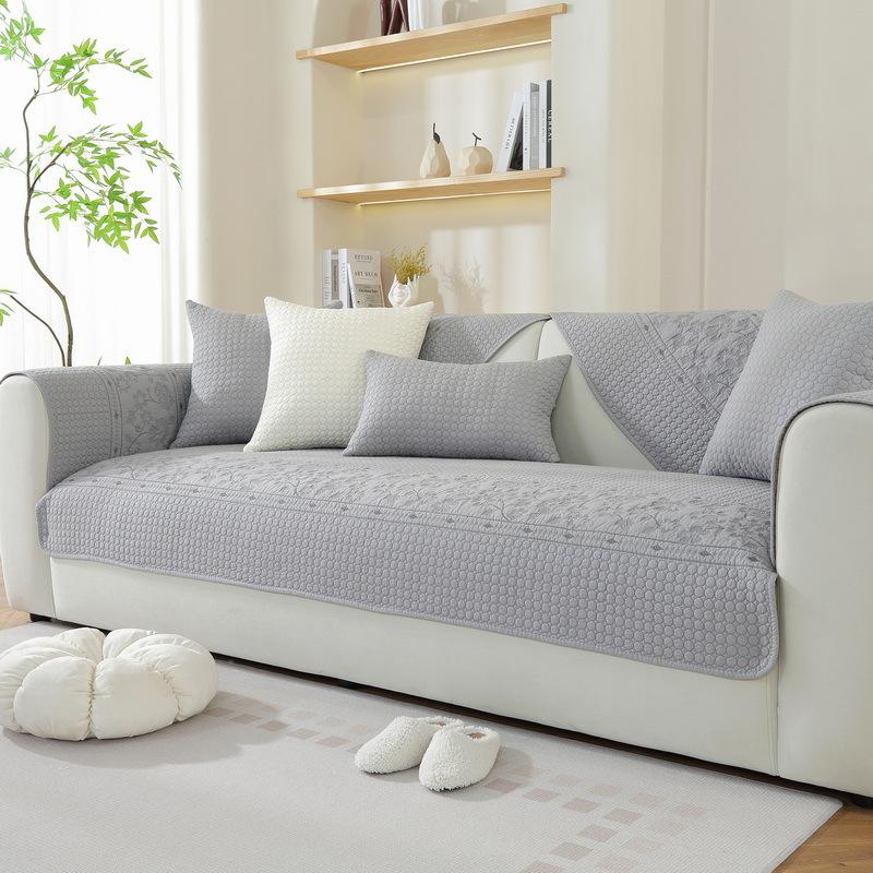 

Подушка для дивана из чистого хлопка на все времена года, тканевое искусство, чистый хлопок, современный нескользящий чехол для дивана из цельного дерева, полотенце для спинки 70*70cm