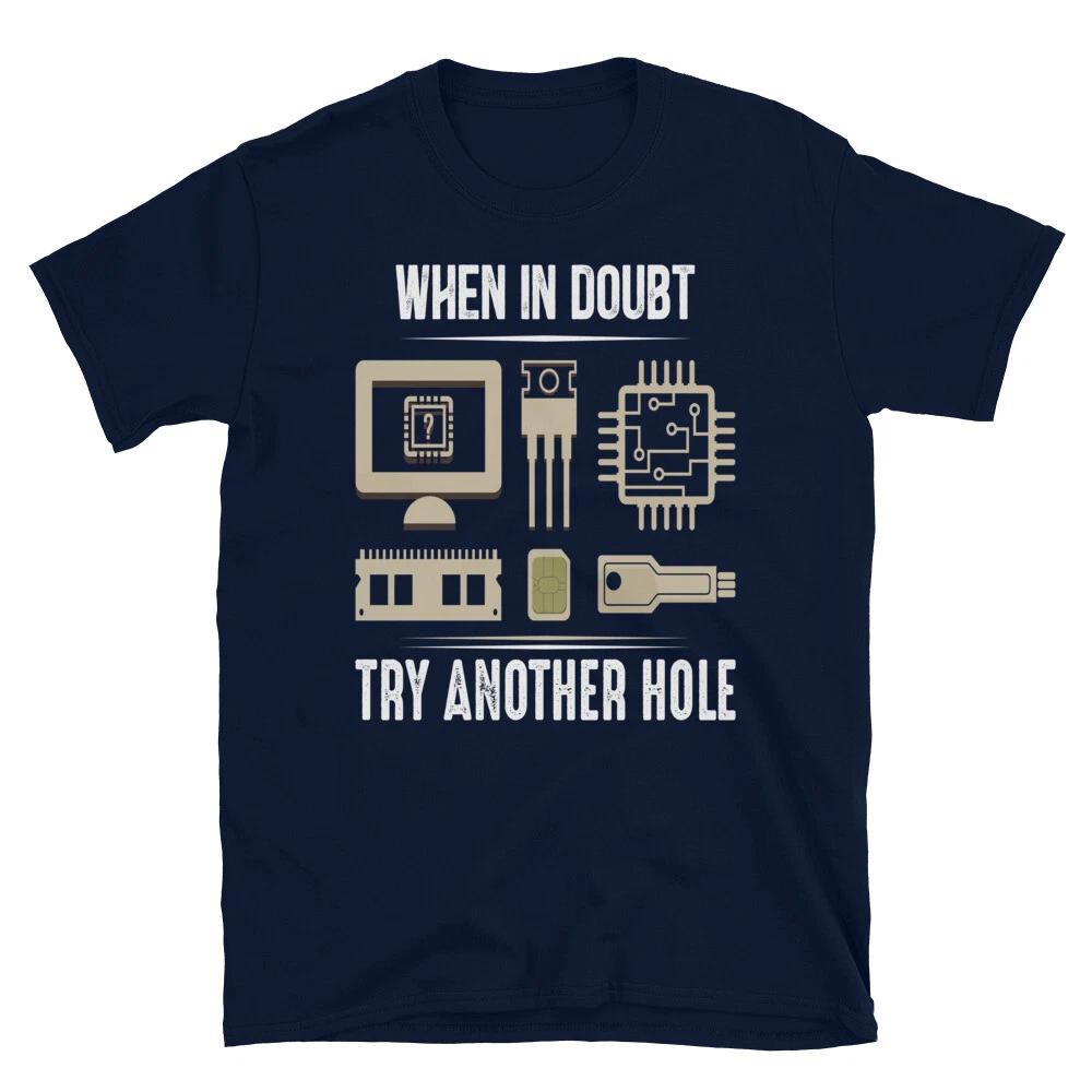 When In Doubt Programmer Programming Coding Geek T-Shirt S