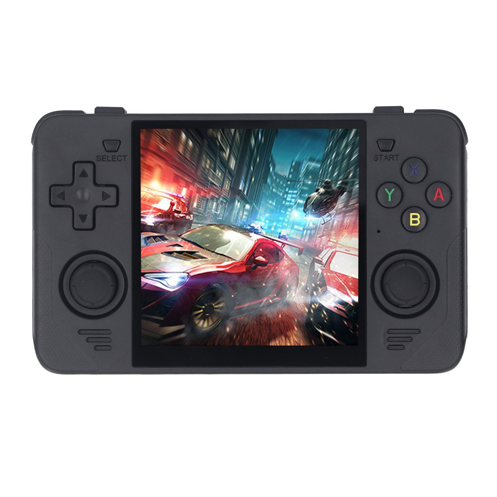 

4-дюймовая игровая консоль IPS RGB30 с поддержкой 10 эмуляторов, игровая видеоконсоль 720 X 720, черная, 16 ГБ + 256 ГБ 16G＋64G