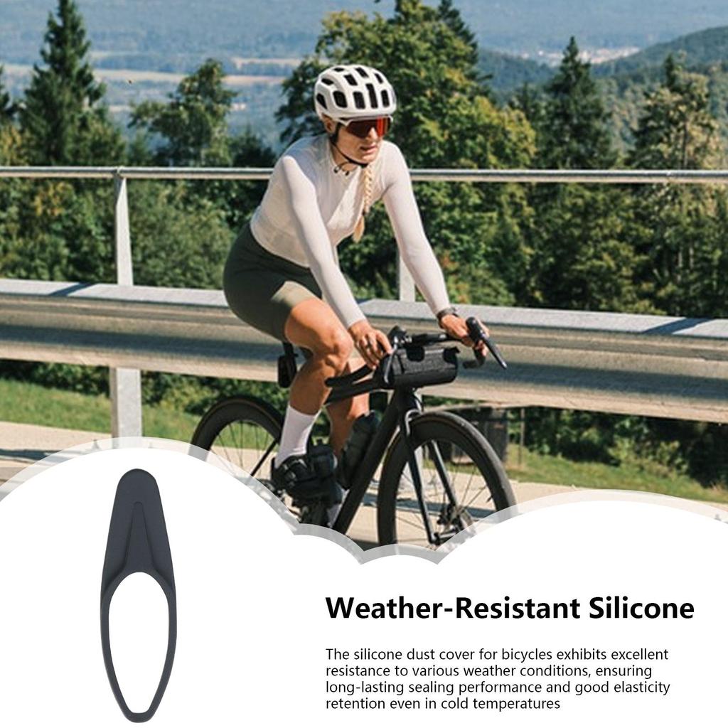 Bike Seatpost Protector silicone Anti-Scratch Dust Cover Long Lasting Flexible Road Bike Mountain Bike Seat Tube waterproof ring