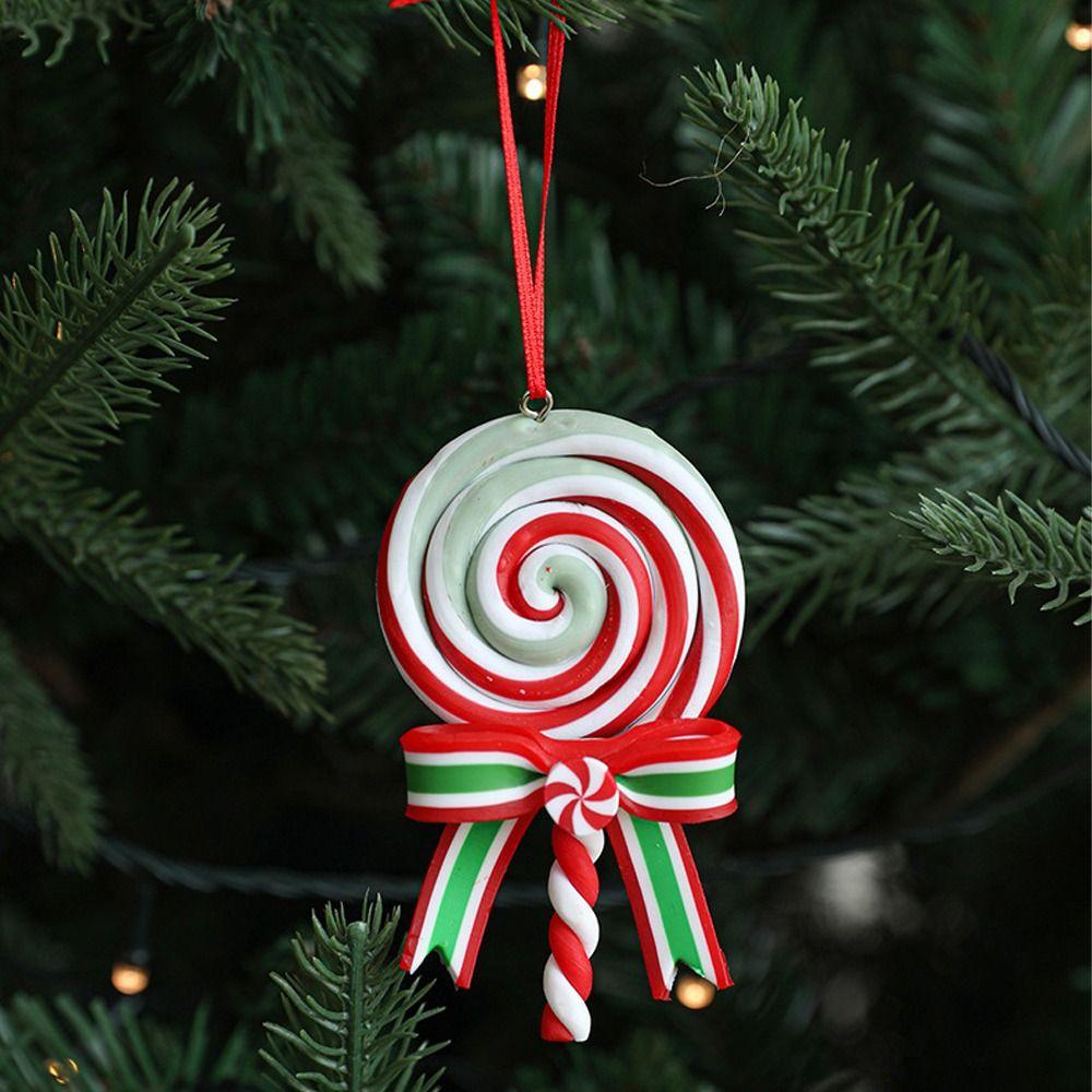 Cartoon Christmas Candy Cane Ornaments Festival Candy Cane Hanging Decorations  Holiday Decor