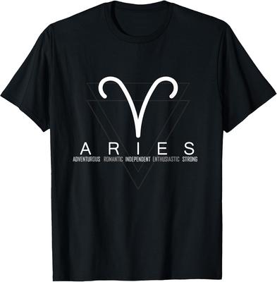 ¡NUEVO LIMITADO! Camiseta Regalo con Características del Horóscopo de los Signos Zodiacales Aries Orgullosos - HECHO EN EE. UU.