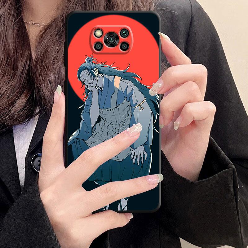 Tpu miękki zderzak etui na telefon do Samsung Galaxy S21 S20 S22 S23 uwaga 20 Ultra 10 Plus 8 9 S21 S20 Fe Jujutsu Kaisen Anime okładka