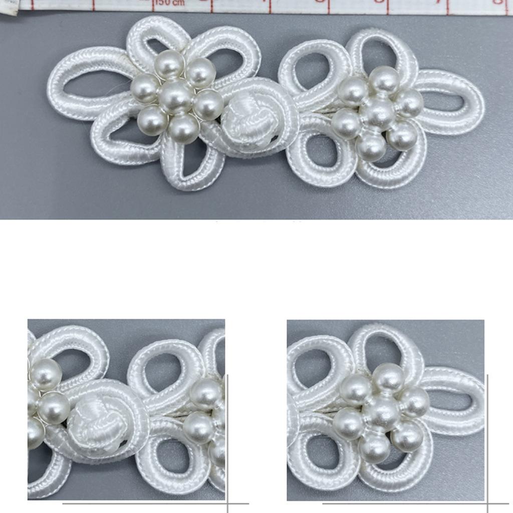 Chinese Buttons Closure Knot Fastener Sewing Five Leaves Flower Cheongsam Button Craft DIY Shirt Cheongsam Clothing