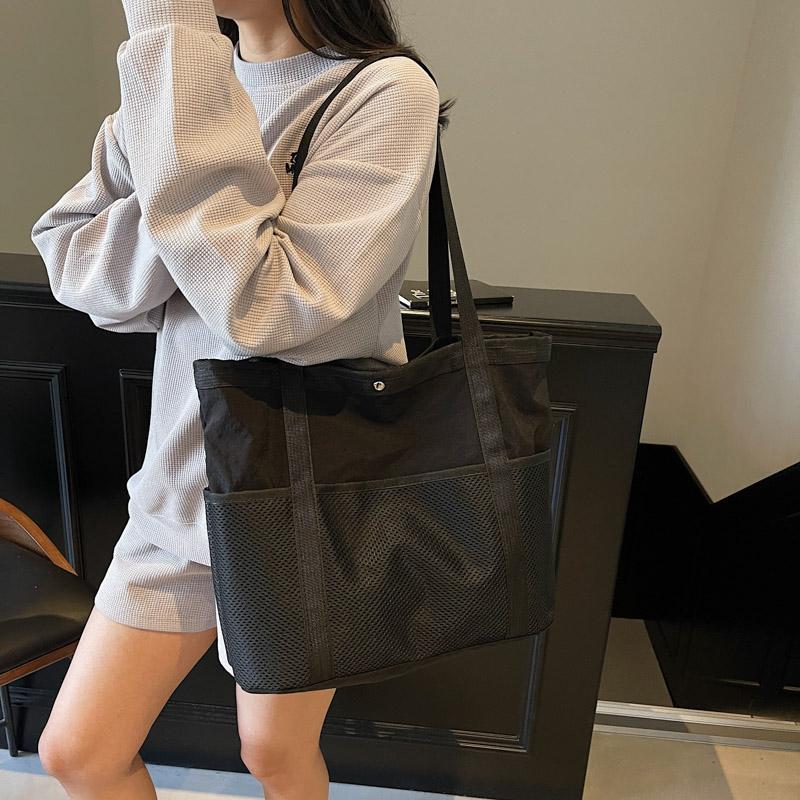 Duża torba tote Damska torebka Podróżna torba na ramię