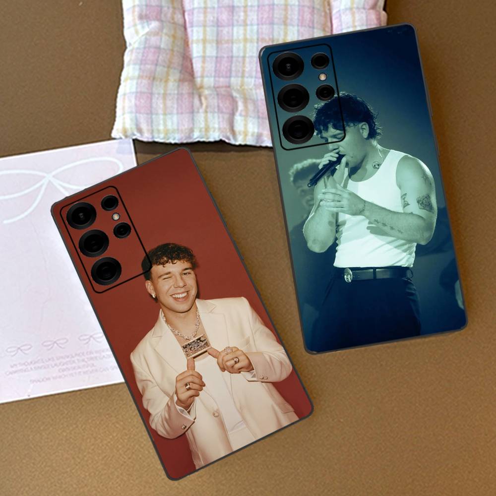 1PC Popular Singer Q-Quevedo Phone Case For Samsung S 24 Fe 25 Ultra Plus 20 Lite 21 30 22 23 24 22 Ultra 5G Fundas