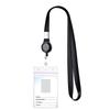 1pc Bus Card Sleeve Case Transparent Staff ID Work Card Cover with Lanyard Exhibition Name Badge Holder Neck Strap Pass Access