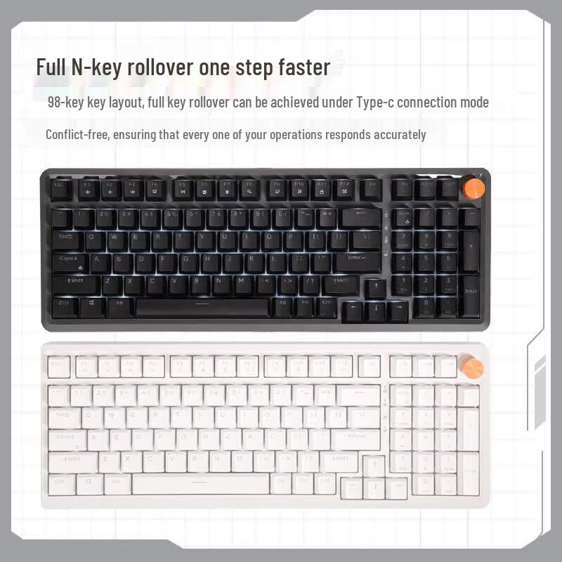 Lenovo MK9 98-Key Gasket Wired Mechanical Gaming Keyboard
