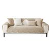 Kurzes Plüsch-Sofakissen für Herbst und Winter, Sofas mit geprägtem Wellenrand, Handtuch-Kissenbezug, L-förmiger Sofabezug, rutschfest, verschleißfest