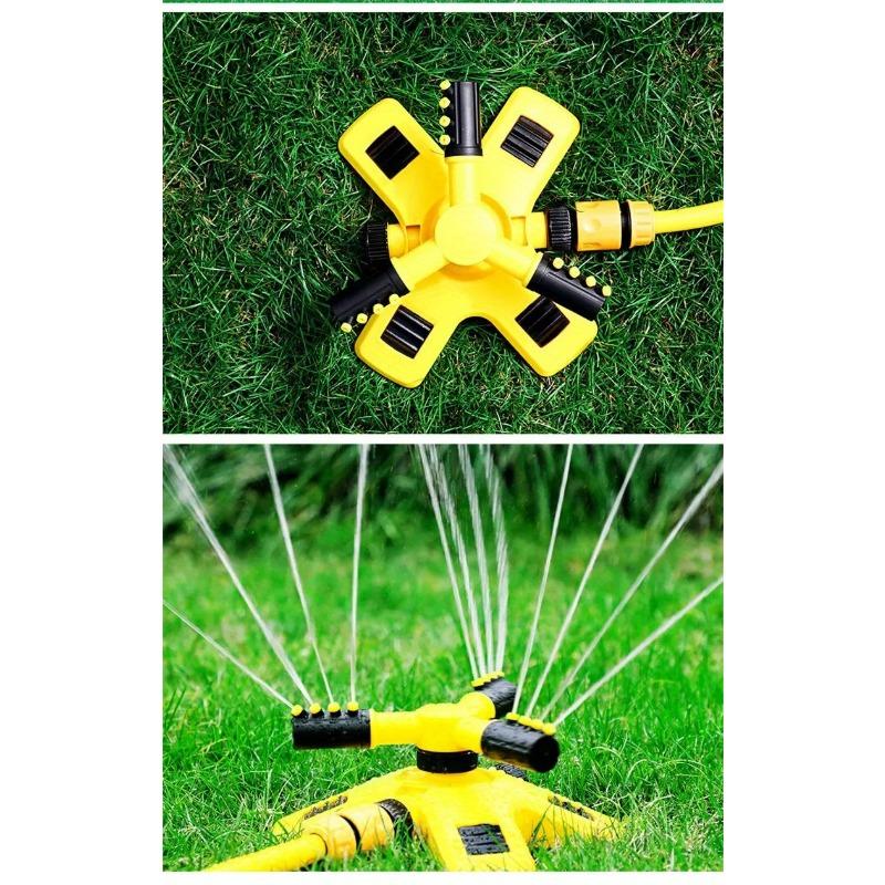 Durable 360-Degree Automatic Rotating Sprinkler Head | No Battery Needed, Ideal for Lawn & Garden Irrigation, Garden Watering Solution