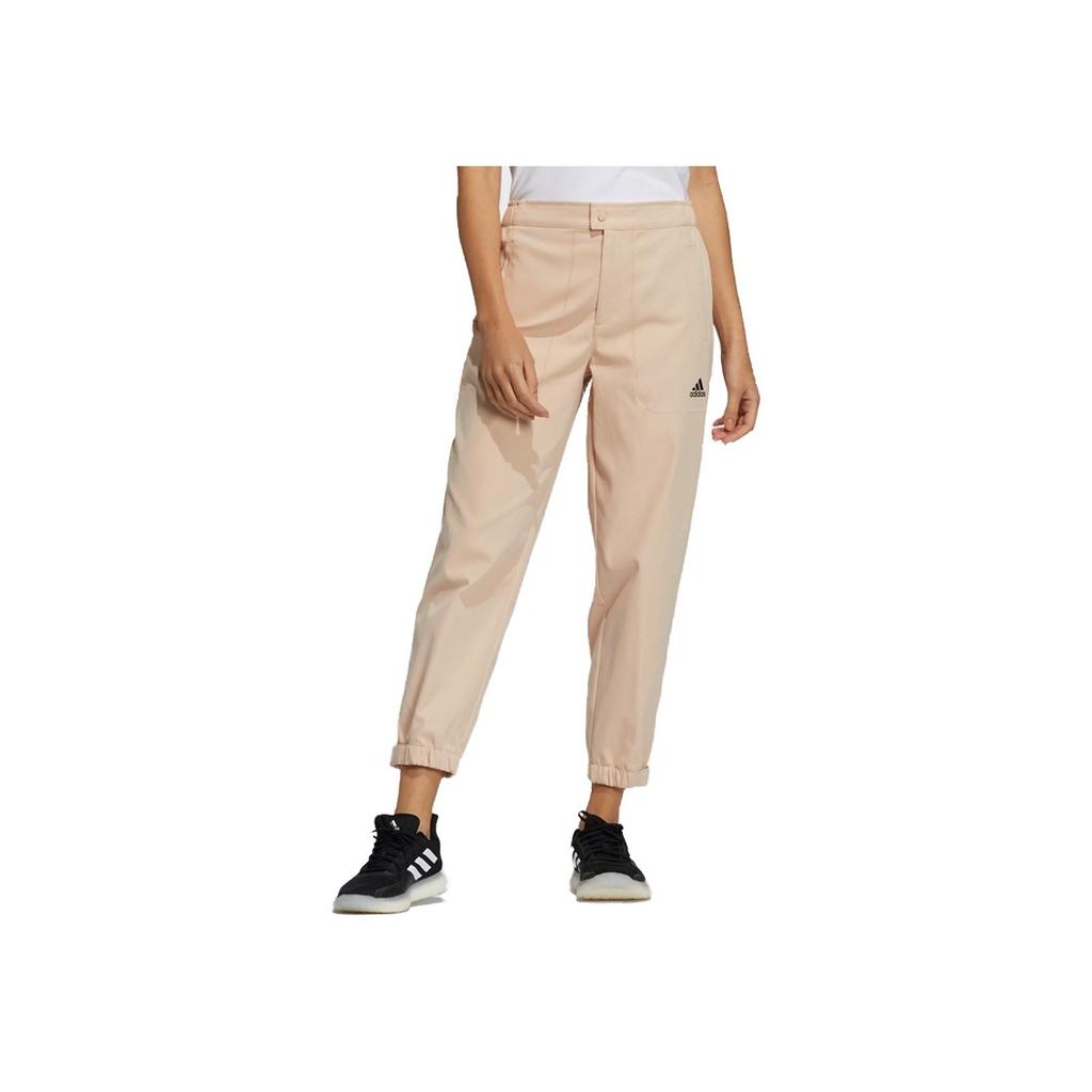 Adidas Str W PT Comf Solid Color Sports Casual Long Pants Women Bottoms Khaki H07385