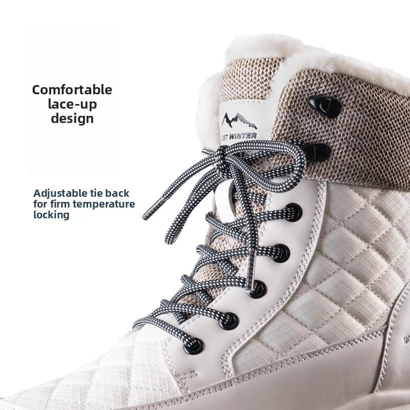 Women Snow Boots Winter High-top Cotton Shoes Plush Warm Women Winter Boots Outdoor Non-slip Platform Boots Botas Invierno Mujer