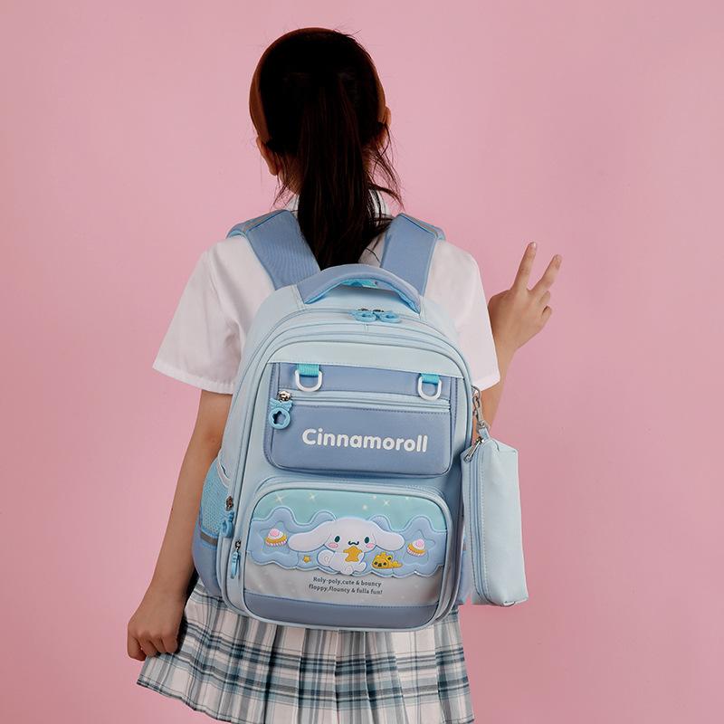 Elementary school bag new grade backpack girl primary school students reduce the burden of large-capacity children's backpack