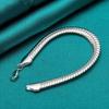 Women's Bracelet 10MM Snake Chain Bracelet Women's Ornament Jewelry The Best Gift For Birthday Parties