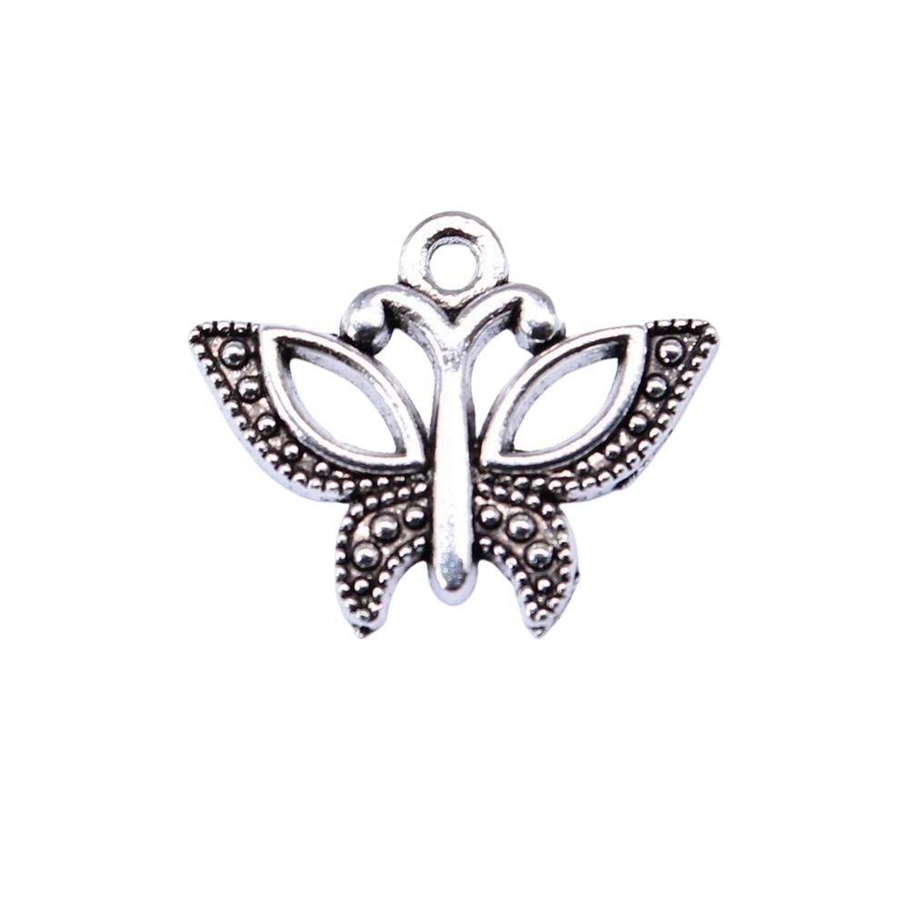 Butterfly Charms Simple Pendants For Minimalist DIY Jewelry Making
