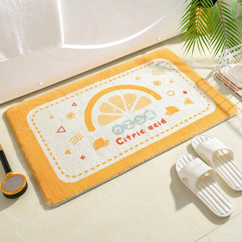 Bathroom Floor Mat Toilet Door Toilet Absorbent Foot Mat Non-slip Bedroom Bed Rug Entry Mat
