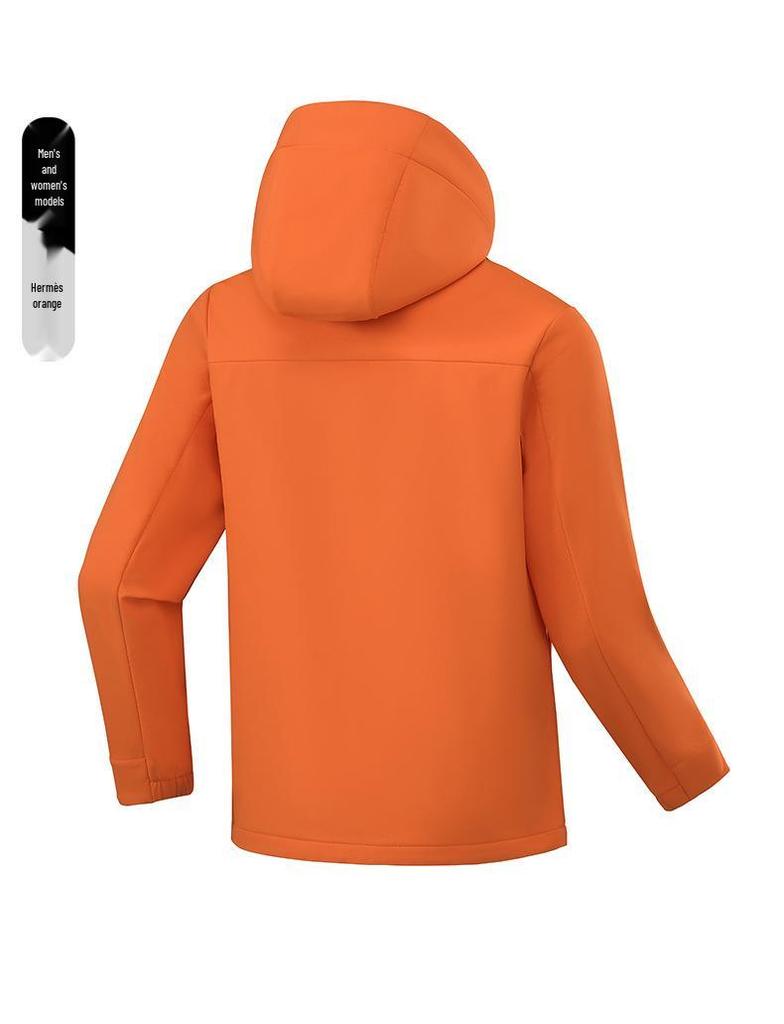 Women's & Men's Outdoor Windproof Softshell Jacket for Spring/Autumn - Hiking, Sports, and Mountaineering Outerwear.