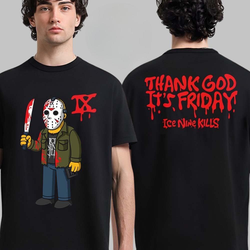 Rare Ice Nine Kills When We Were Young Festival 2025 Exclusive Merch Tee On October 18-19 2025 In Las Vegas Jason T-Shirt