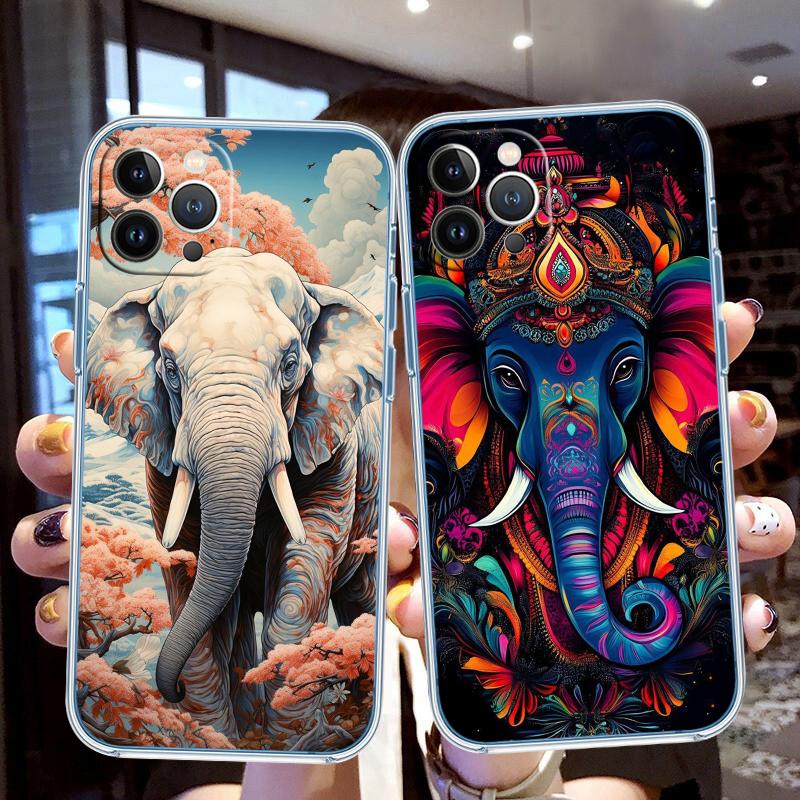 CJ5 Animal Elephant Case for Motorola Moto G10 G20 G30 G31 G32 G34 G35 G41 G42 G50 G51 G52 G55 G60 G60S G62 G71 G72 G75