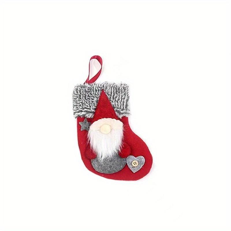1 PC Adorable Santa Claus Dolls Hanging Decoration Christmas Stockings Small Size