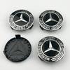 Hot 2025 For AMG W124 Mercedes Benz Wheel Center Cap 75mm New Black Hubcap for Mercedes W204 W211 W205 W212 Amg W203 W213  W124