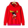Dragon Ball Spring And Autumn Children Boys And Girls With Hoodies Sweaters Jackets Cartoons  Children's Clothes Baby Clothes