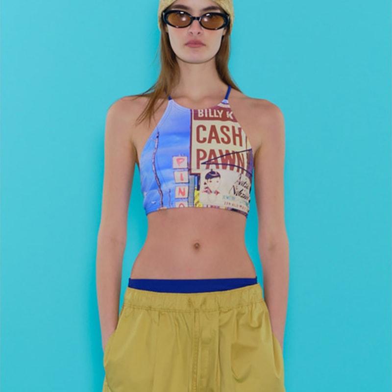 

SAND SOUND Chain Logo Beanie Mustard (MS428BA70G) Yellow