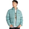 Timberland Letter Print Water-Resistant Down Jacket Unisex Outerwear Crab-Green A6K11-DV6
