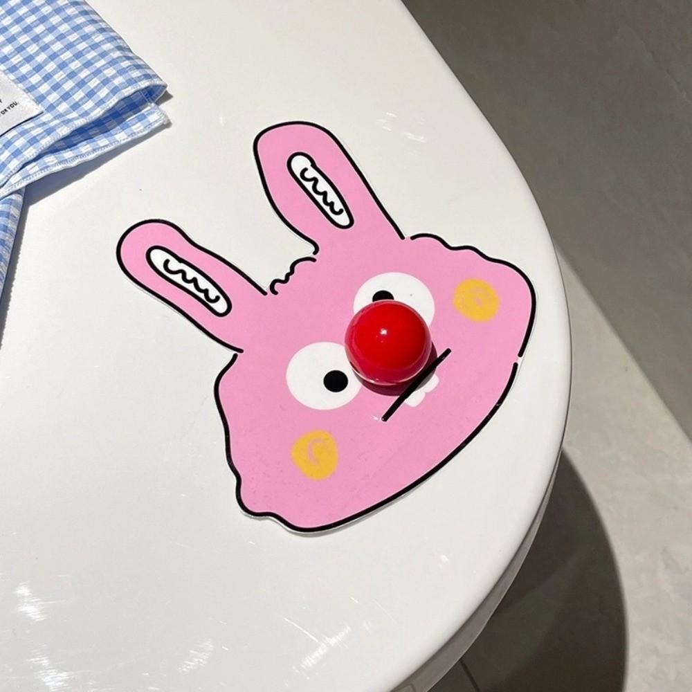 Acrylic Flip-Style Lid Lifter Cartoon Toilet Seat Cover Lifter Portable Toilet Lid Lifter Hotels