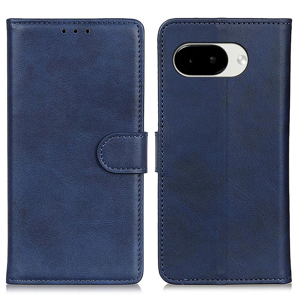 For Google Pixel 10a Case Cowhide Texture Leather Wallet Stand Phone Cover