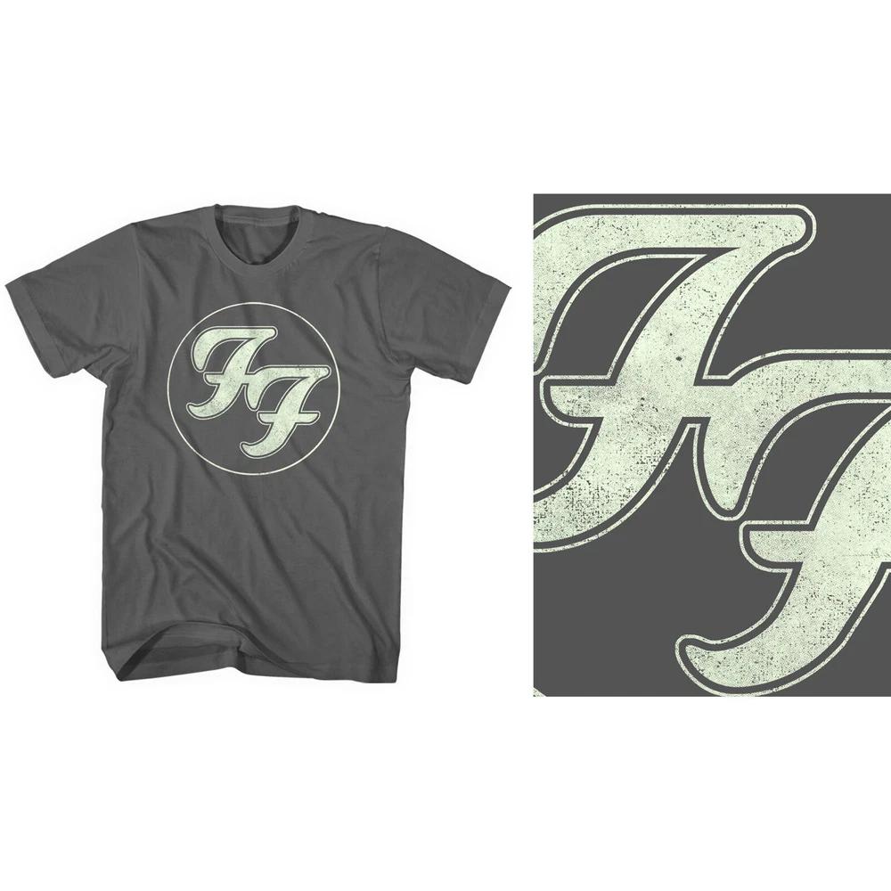 Foo Fighters Unisex Tshirt Gold Ff Logo S