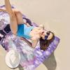 Anime Demon Slayer Kochou Shinobu Microfiber Beach Towel Absorbent Quick Dry Soft Yoga Swimming Resort Mountain Climbing Towel