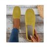 Solid Color Square Mesh Loafers Shallow Women Flats Soft Bottom Knit Ballet Flats Shoes Casual Shoe