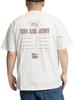One Colors TOM AND JERRY Men's Short Sleeve T-Shirt with Pigment Print, Crew Neck, Plus Size, Size 3L, Ivory (27)