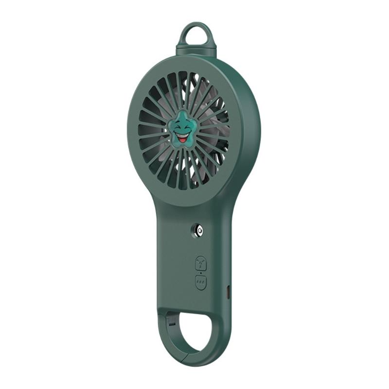 Portable Handheld Fan Mini USB Humidifier USB Fan with Flexible Clip 3 Gears for Kid Student Wome