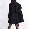 CoolJacket Kadın Moda Gevşek Uzun Kollu Ceket Ceket Giyim Rahat Yün Kadın Ceket Cepler Hırka Ceket