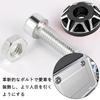 Motorcycle License Plate Bolts [4 pieces] Motorcycle Frame Hole Decorative Cap Cover Bolt Plate